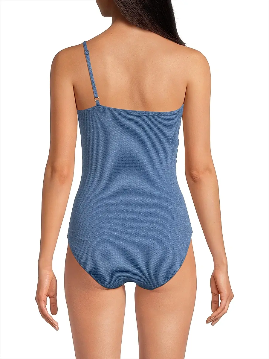 Change of Scenery Women's Kara Metallic Piqué One-Piece Swimsuit | Thumbnail 5 Change of Scenery Women's Kara Metallic Piqué One-Piece Swimsuit | Thumbnail 5