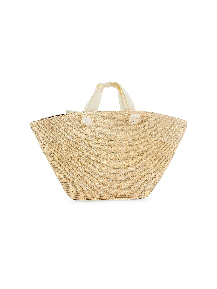 Eugenia Kim Women's Carlotta Straw Bow Tote Bag | Thumbnail 5 Eugenia Kim Women's Carlotta Straw Bow Tote Bag | Thumbnail 5