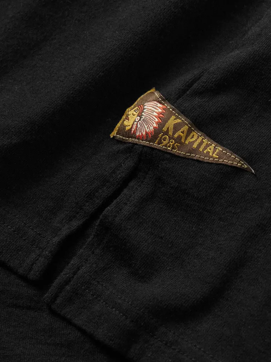 KAPITAL Logo-Appliquéd Cotton-Jersey T-Shirt - Men | Thumbnail 5