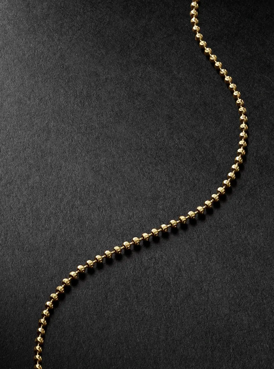 Alex Moss New York 20-inch 14-Karat Gold Ball Chain Necklace - Men | Thumbnail 4 Alex Moss New York 20-inch 14-Karat Gold Ball Chain Necklace - Men | Thumbnail 4