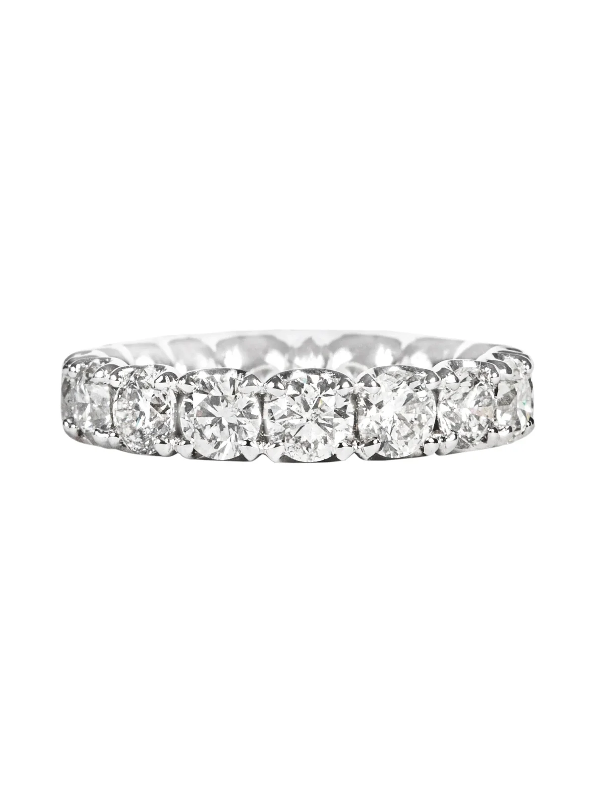 4.31cts Diamond 18K Gold Eternity Ring