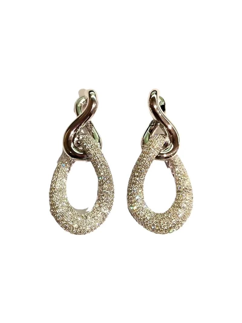 4.33ct Diamond 14K Gold Earrings 4.33ct Diamond 14K Gold Earrings