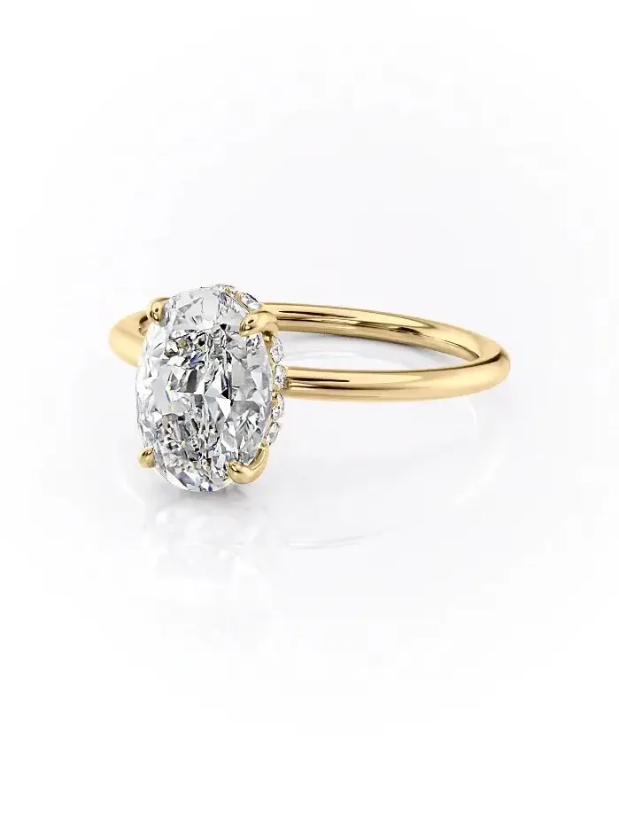 GIA 1.01ct Oval Diamond Platinum Ring GIA 1.01ct Oval Diamond Platinum Ring