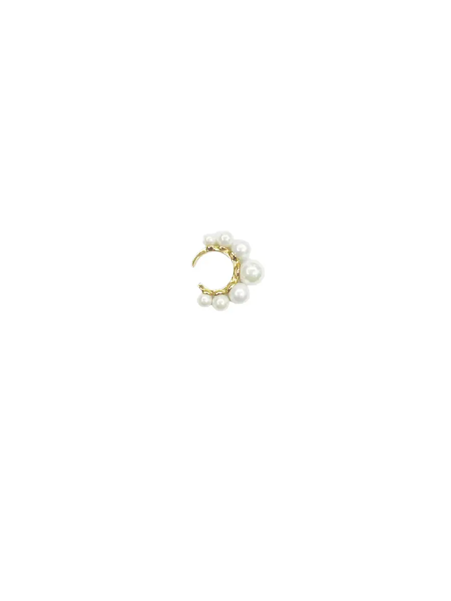 Wish Fine Jewelry Pearls 18K Gold Ear cuff | Thumbnail 2 Wish Fine Jewelry Pearls 18K Gold Ear cuff | Thumbnail 2