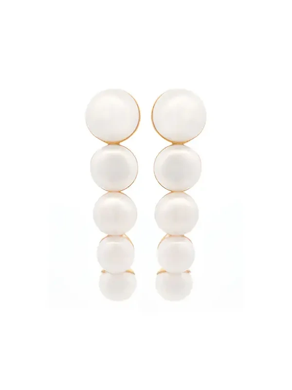 Wish Fine Jewelry Pearls Hook Earrings 18K Gold Ana Rocha & Apollinario
