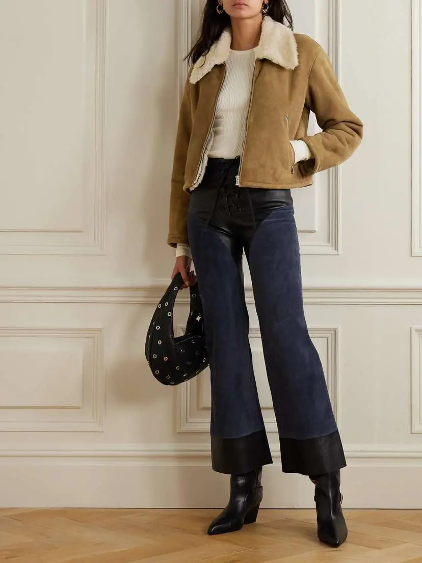 Nour Hammour Nyla Shearling Jacket | Thumbnail 2 Nour Hammour Nyla Shearling Jacket | Thumbnail 2