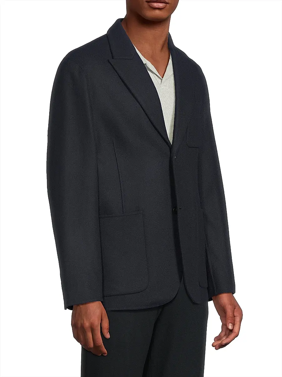 Vince Men's Splittable Wool Blazer | Thumbnail 4 Vince Men's Splittable Wool Blazer | Thumbnail 4