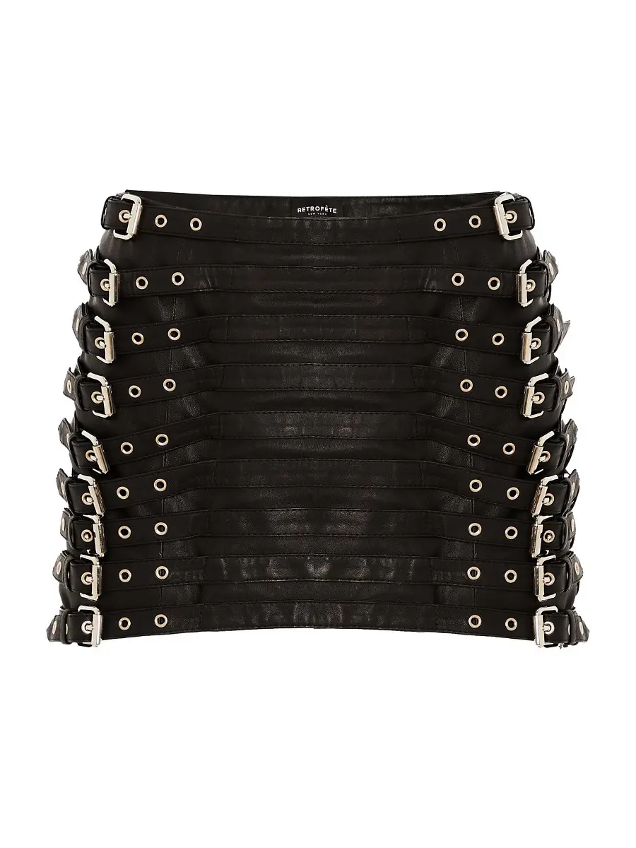 Retrofête Women's Skirt - Black | Thumbnail 6 Retrofête Women's Skirt - Black | Thumbnail 6