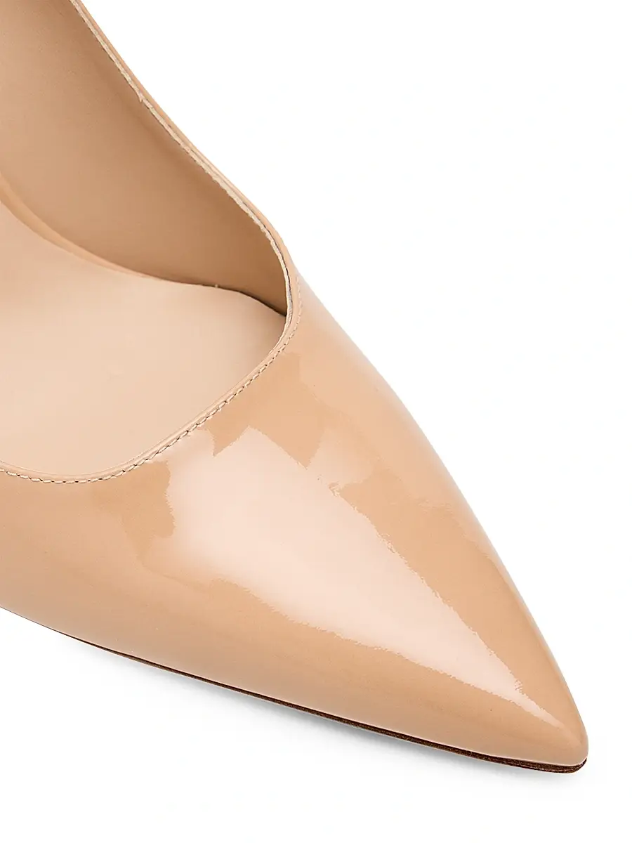 Stuart Weitzman Women's Stuart Power 85 75MM Patent Leather Pumps | Thumbnail 6 Stuart Weitzman Women's Stuart Power 85 75MM Patent Leather Pumps | Thumbnail 6