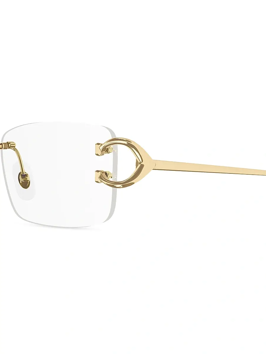 Cartier Women's C Decor Rectangular Opticals | Thumbnail 3 Cartier Women's C Decor Rectangular Opticals | Thumbnail 3