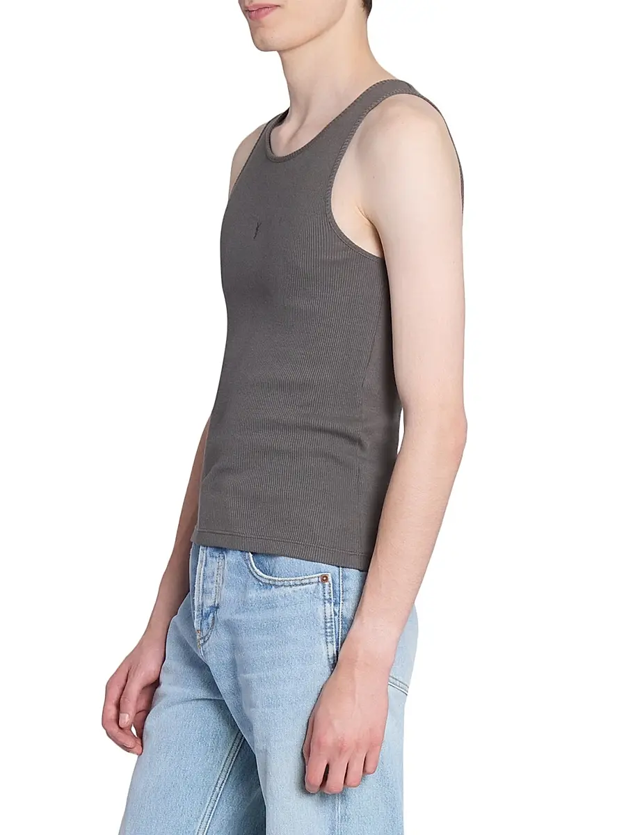 Saint Laurent Men's Cassandre Tank Top | Thumbnail 5