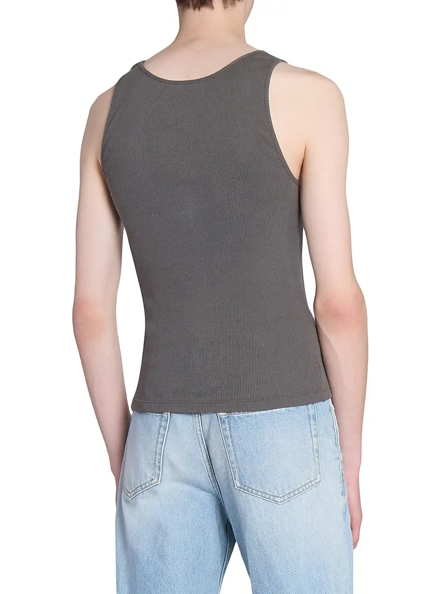 Saint Laurent Men's Cassandre Tank Top | Thumbnail 6