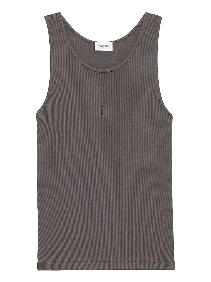 Saint Laurent Men's Cassandre Tank Top