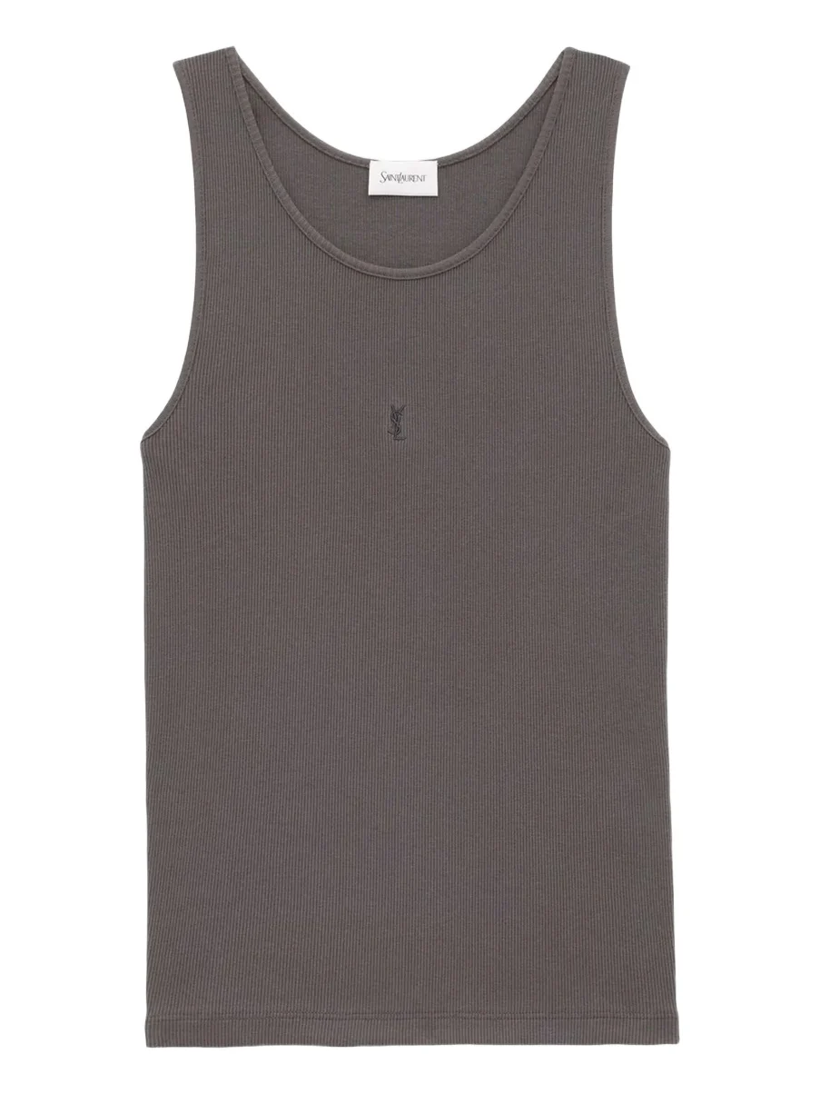 Saint Laurent Men's Cassandre Tank Top