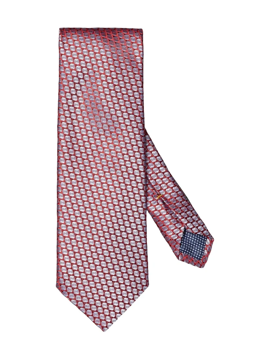 Men's Geometric Woven Silk Tie Men's Geometric Woven Silk Tie