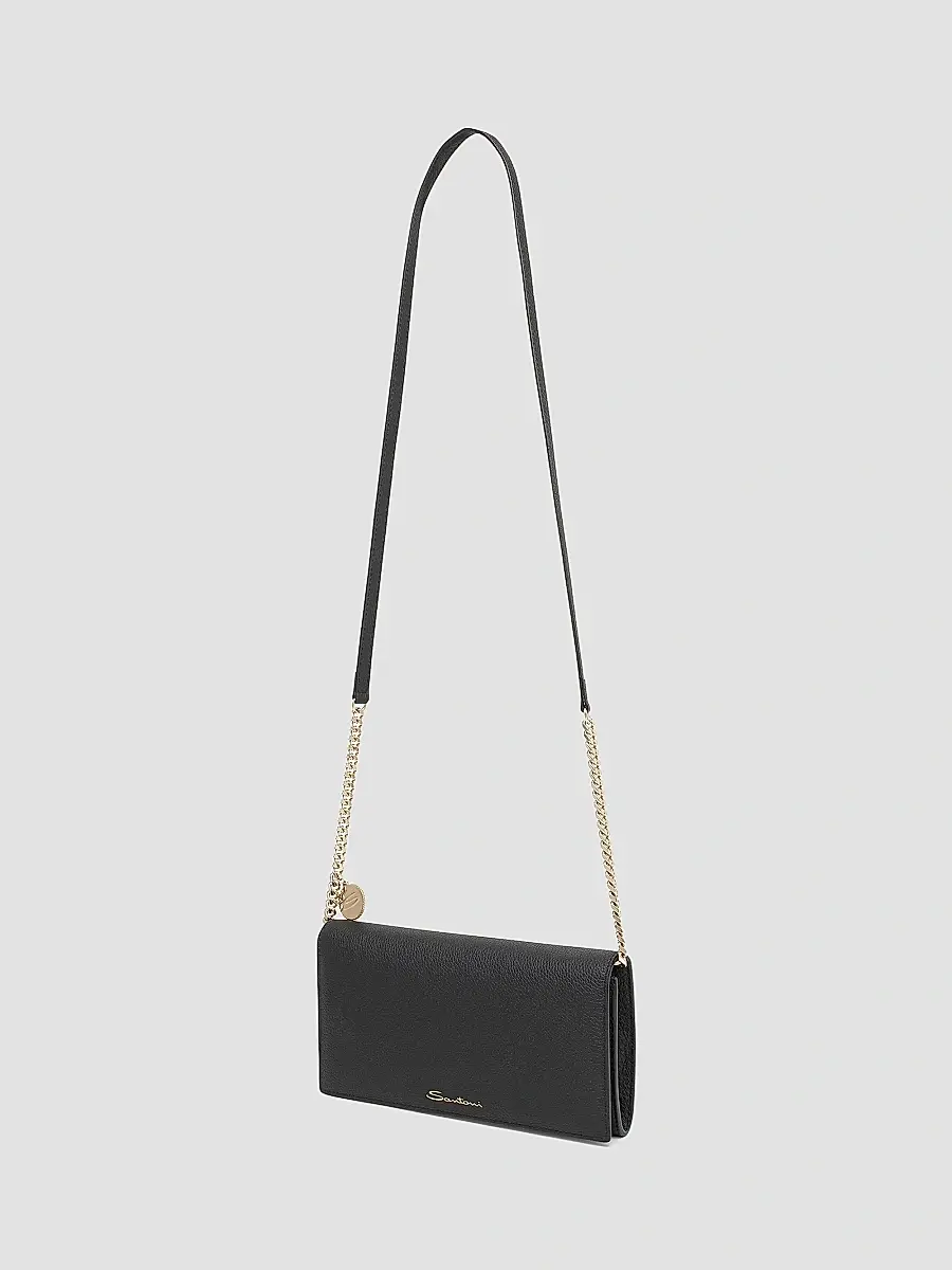 Santoni Women's Wallet-on-Chain Leather Crossbody Bag | Thumbnail 2 Santoni Women's Wallet-on-Chain Leather Crossbody Bag | Thumbnail 2