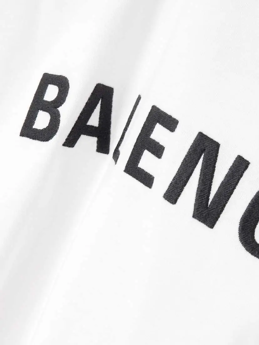 Balenciaga Embroidered Cotton-jersey T-shirt | Thumbnail 4 Balenciaga Embroidered Cotton-jersey T-shirt | Thumbnail 4