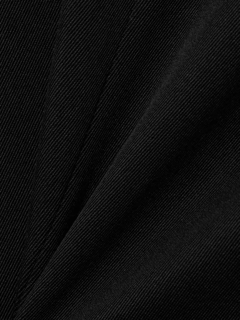 Balenciaga Hourglass Grain De Poudre Wool Midi Skirt | Thumbnail 4