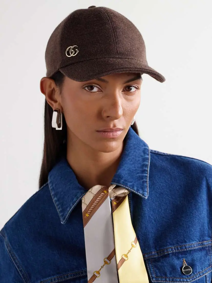 Gucci Yasmine Embellished Wool Baseball Cap | Thumbnail 2