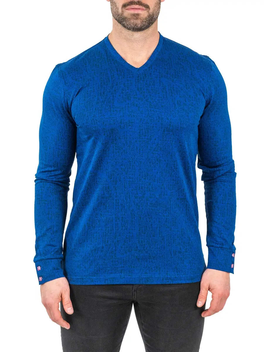 Maceoo Men's V-Neck Edison T-Shirt | Thumbnail 2 Maceoo Men's V-Neck Edison T-Shirt | Thumbnail 2