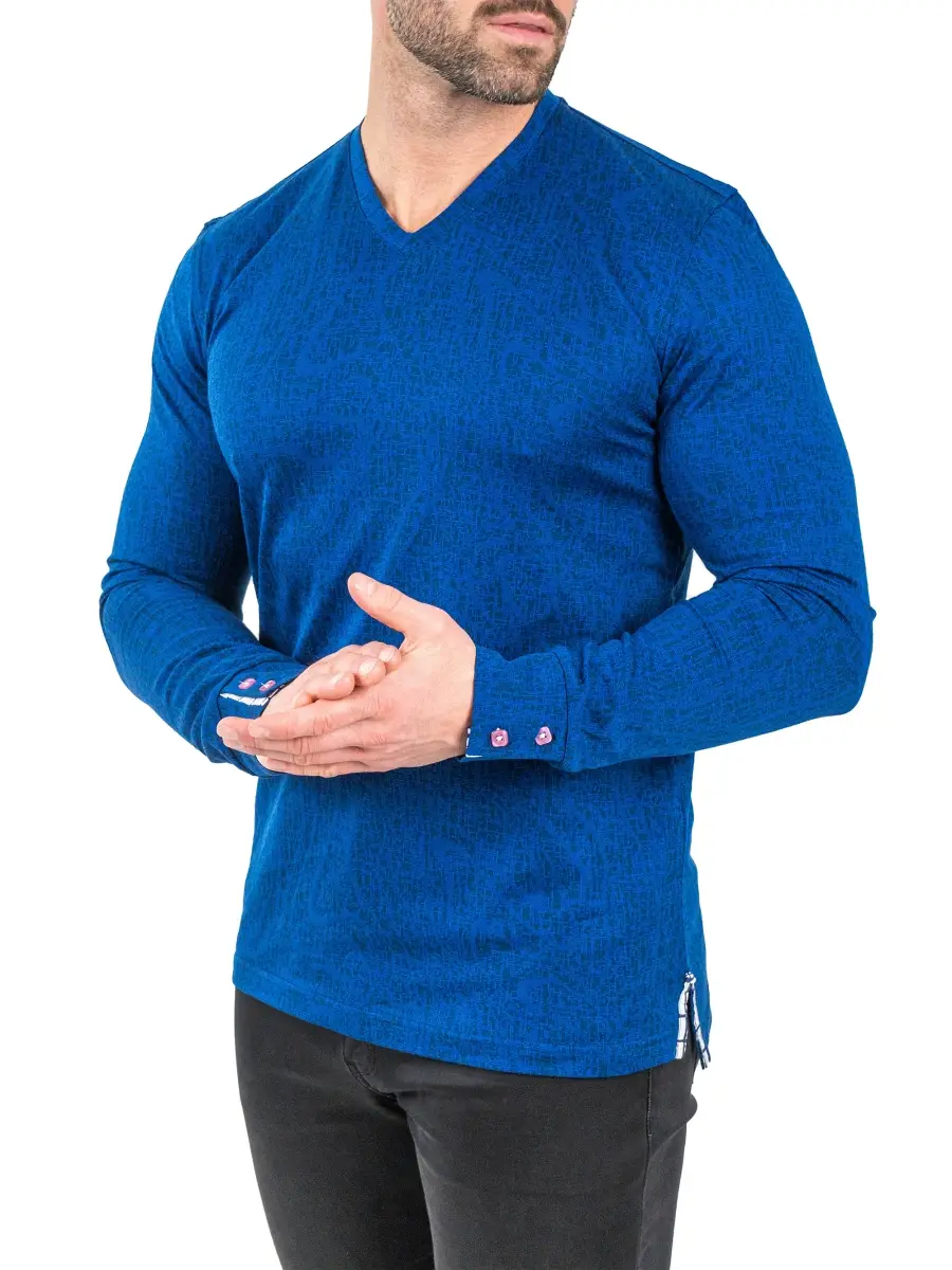 Maceoo Men's V-Neck Edison T-Shirt | Thumbnail 3 Maceoo Men's V-Neck Edison T-Shirt | Thumbnail 3