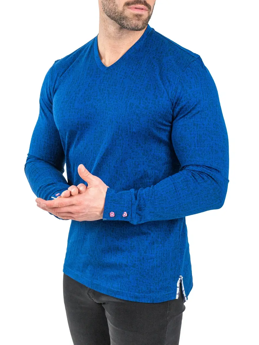 Maceoo Men's V-Neck Edison T-Shirt | Thumbnail 7 Maceoo Men's V-Neck Edison T-Shirt | Thumbnail 7