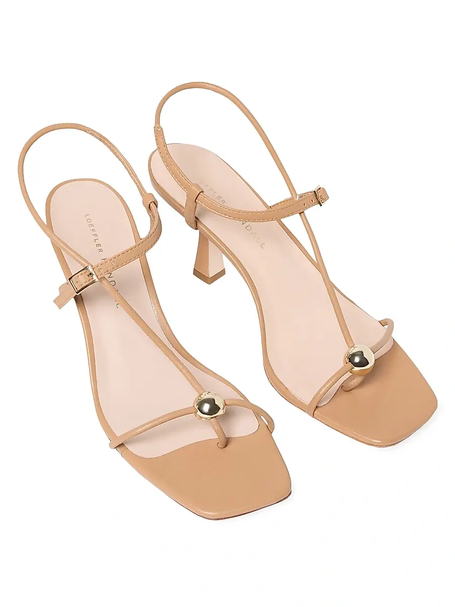 Loeffler Randall Women's Triana 70MM Leather Sandals | Thumbnail 4 Loeffler Randall Women's Triana 70MM Leather Sandals | Thumbnail 4