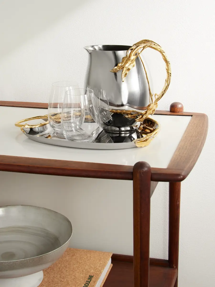L'Objet Fern Stainless Steel and Gold-Plated Pitcher - Men | Thumbnail 2
