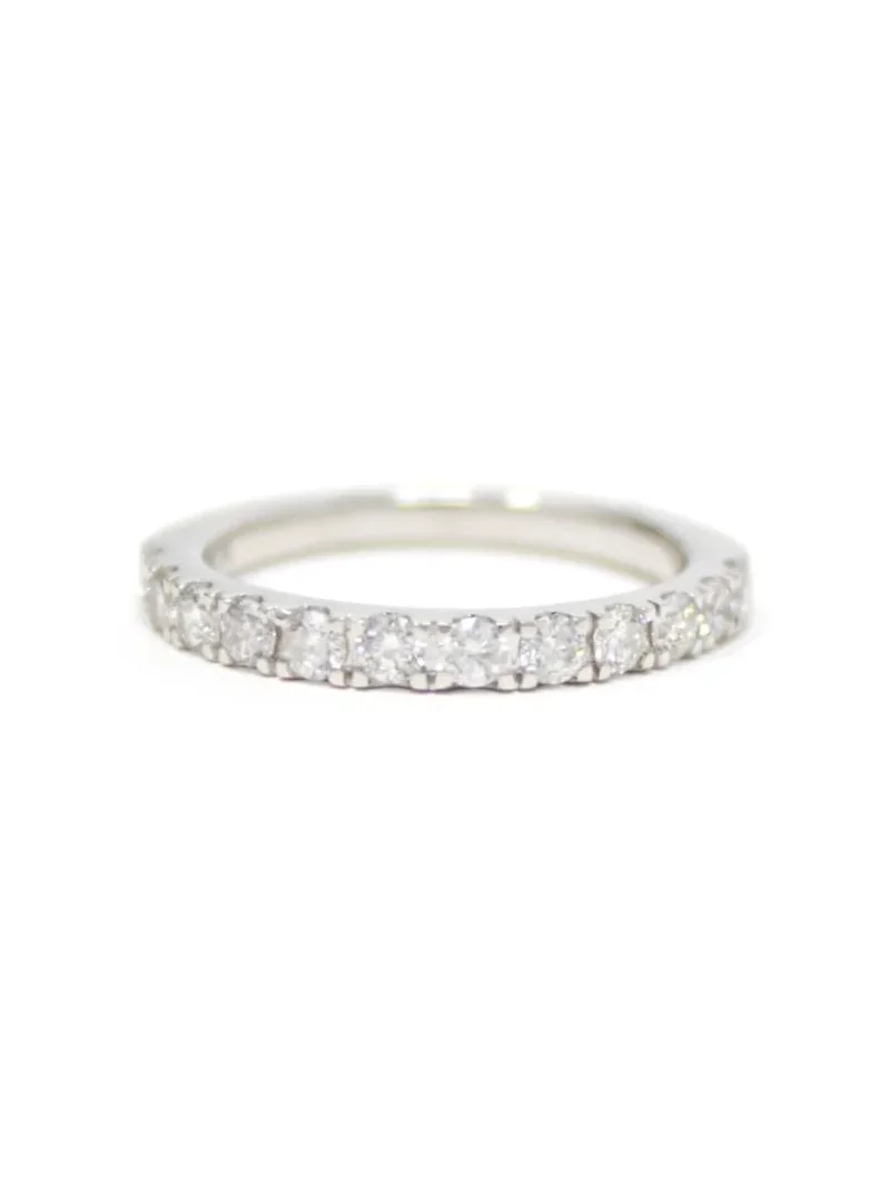 0.74ct Diamond 14K Gold Band Eternity Ring 0.74ct Diamond 14K Gold Band Eternity Ring