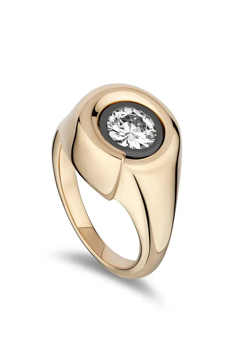Mason and Books One-Of-A-Kind Nautilus Solitaire Ring | Image 1 Mason and Books One-Of-A-Kind Nautilus Solitaire Ring | Image 1