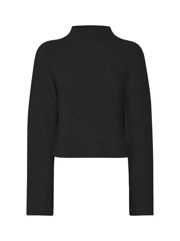 Merino Mock Neck Sweater