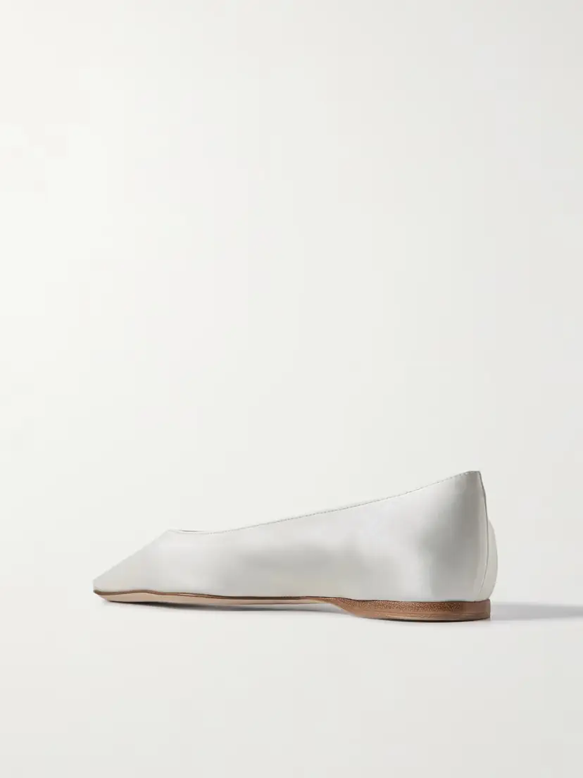 Danielle Frankel Riley Satin Point-toe Ballet Flats | Thumbnail 3 Danielle Frankel Riley Satin Point-toe Ballet Flats | Thumbnail 3