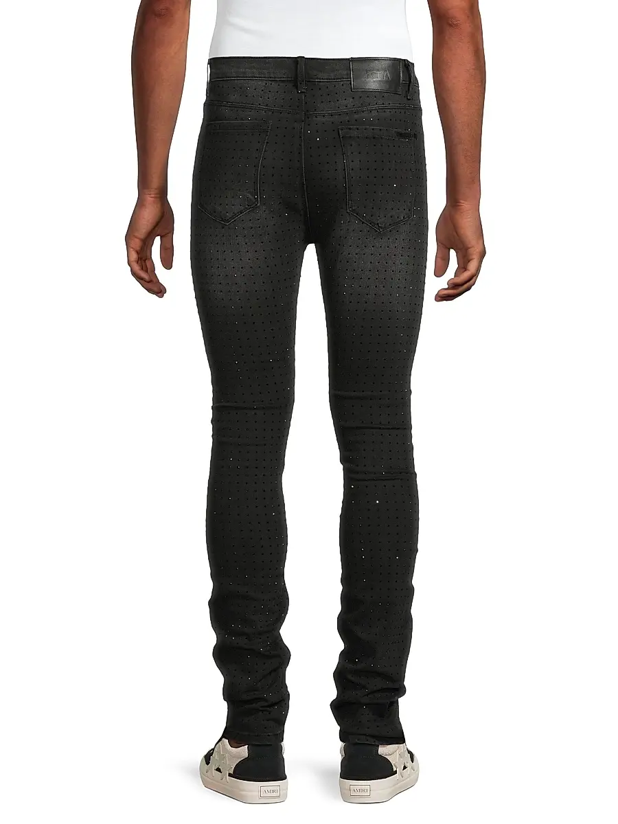 RTA Men's Bryant Slim-Fit Mid-Rise Jeans - Charcoal Crystals | Thumbnail 5 RTA Men's Bryant Slim-Fit Mid-Rise Jeans - Charcoal Crystals | Thumbnail 5