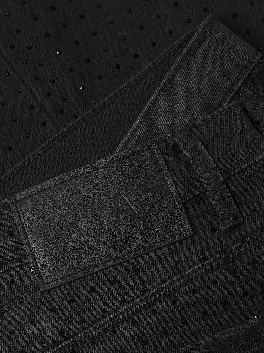 RTA Men's Bryant Slim-Fit Mid-Rise Jeans - Charcoal Crystals | Thumbnail 6 RTA Men's Bryant Slim-Fit Mid-Rise Jeans - Charcoal Crystals | Thumbnail 6