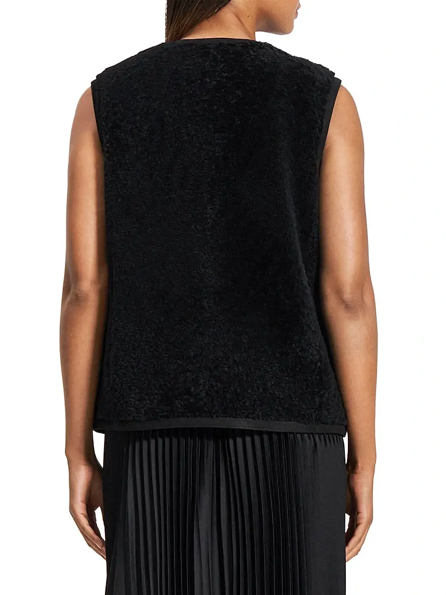 Theory Women's Reversible Shearling Vest | Thumbnail 5