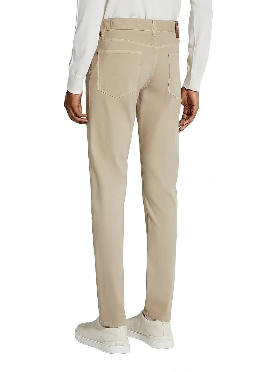 Zegna Men's Stretch Cotton Roccia Jeans | Thumbnail 4 Zegna Men's Stretch Cotton Roccia Jeans | Thumbnail 4