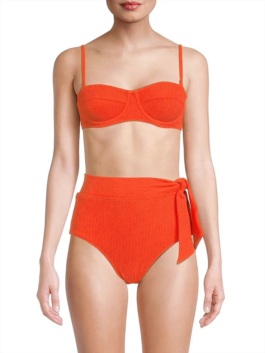 Change of Scenery Women's Nellie Textured Balconette Bikini Top | Thumbnail 3 Change of Scenery Women's Nellie Textured Balconette Bikini Top | Thumbnail 3