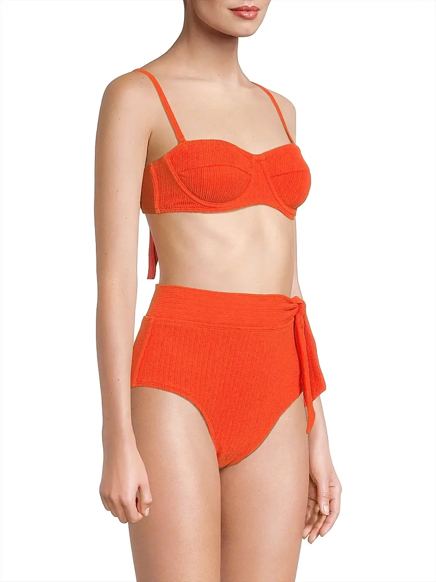 Change of Scenery Women's Nellie Textured Balconette Bikini Top | Thumbnail 4 Change of Scenery Women's Nellie Textured Balconette Bikini Top | Thumbnail 4