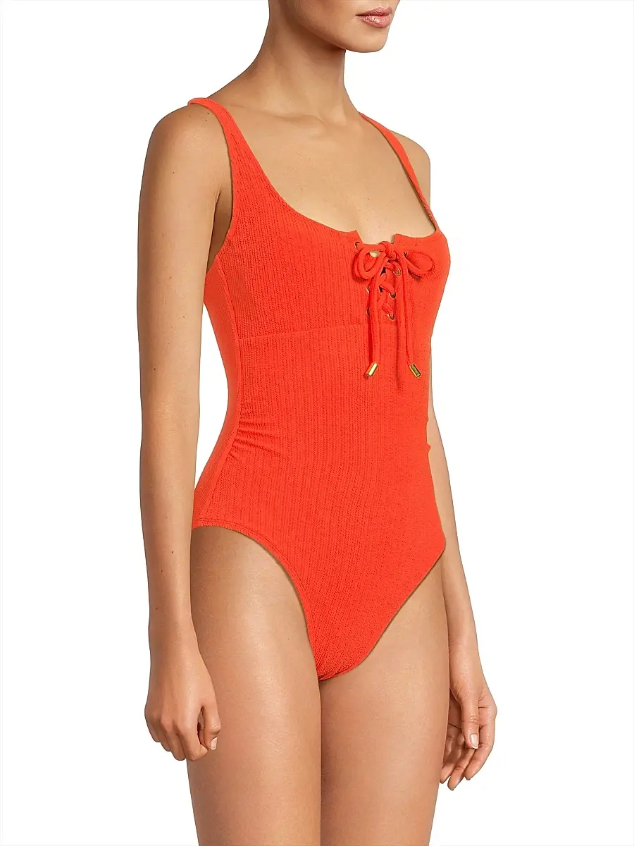 Change of Scenery Women's Textured Taylor One-Piece Swimsuit | Thumbnail 4
