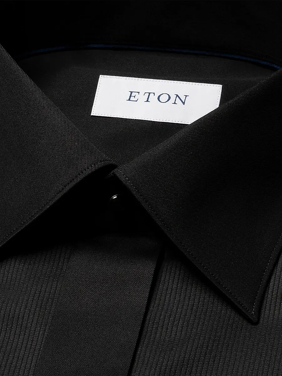 Eton Men's Slim-Fit Plissé Bib Tuxedo Shirt | Thumbnail 7 Eton Men's Slim-Fit Plissé Bib Tuxedo Shirt | Thumbnail 7