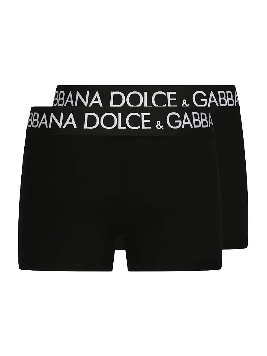 Dolce & Gabbana Men's Regular Boxer 2-Pack | Thumbnail 2