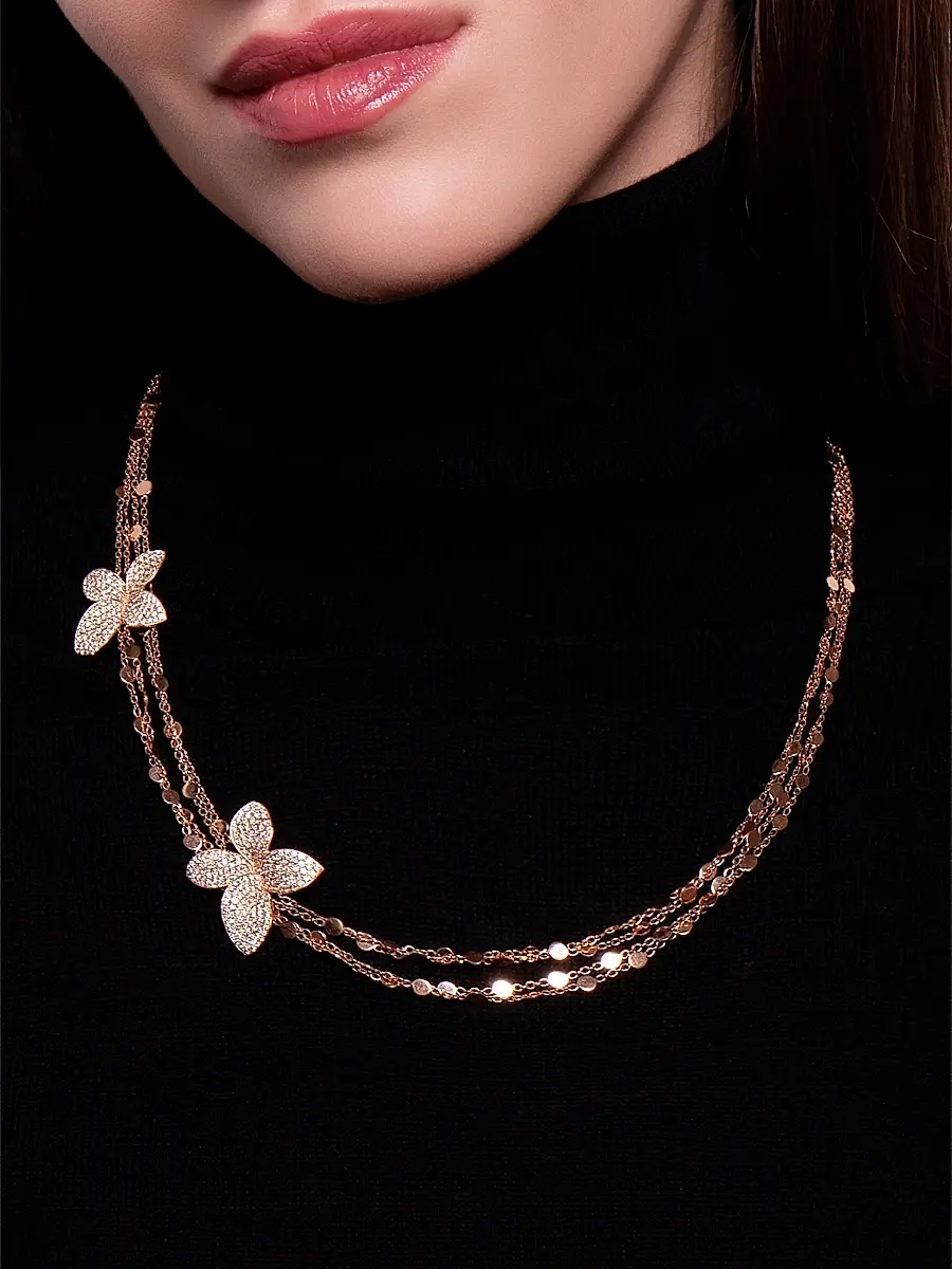 Pasquale Bruni Women's Giardini Segreti 18K Rose Gold & 3.46 TCW Diamond Sautoir | Thumbnail 3 Pasquale Bruni Women's Giardini Segreti 18K Rose Gold & 3.46 TCW Diamond Sautoir | Thumbnail 3