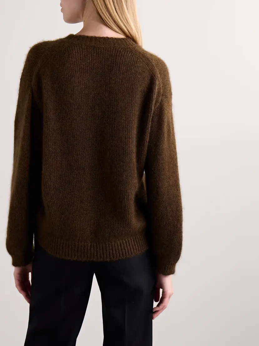 The Row Harini Brushed-cashmere Sweater | Thumbnail 3 The Row Harini Brushed-cashmere Sweater | Thumbnail 3