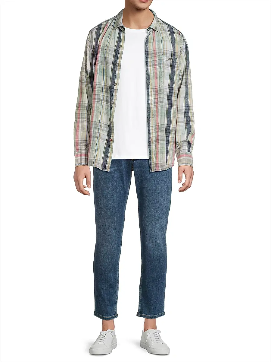 Tommy Bahama Men's Hazy Fade Check Shirt - Blue Multi | Thumbnail 2