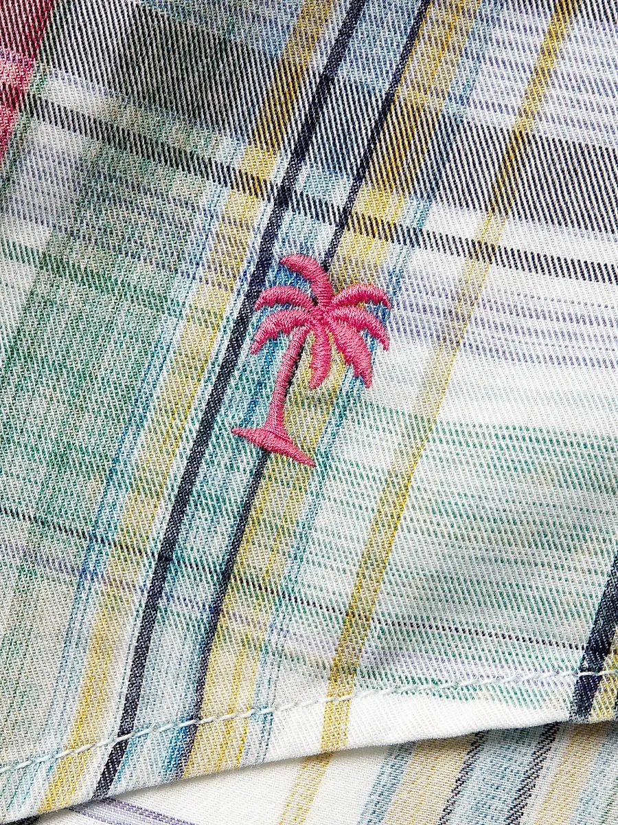 Tommy Bahama Men's Hazy Fade Check Shirt - Blue Multi | Thumbnail 6