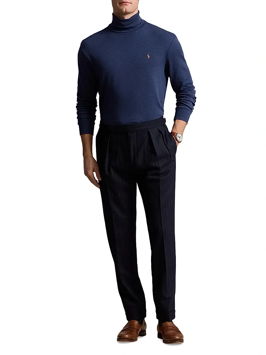 Polo Ralph Lauren Men's Cotton Turtleneck Long-Sleeve T-Shirt | Thumbnail 2 Polo Ralph Lauren Men's Cotton Turtleneck Long-Sleeve T-Shirt | Thumbnail 2