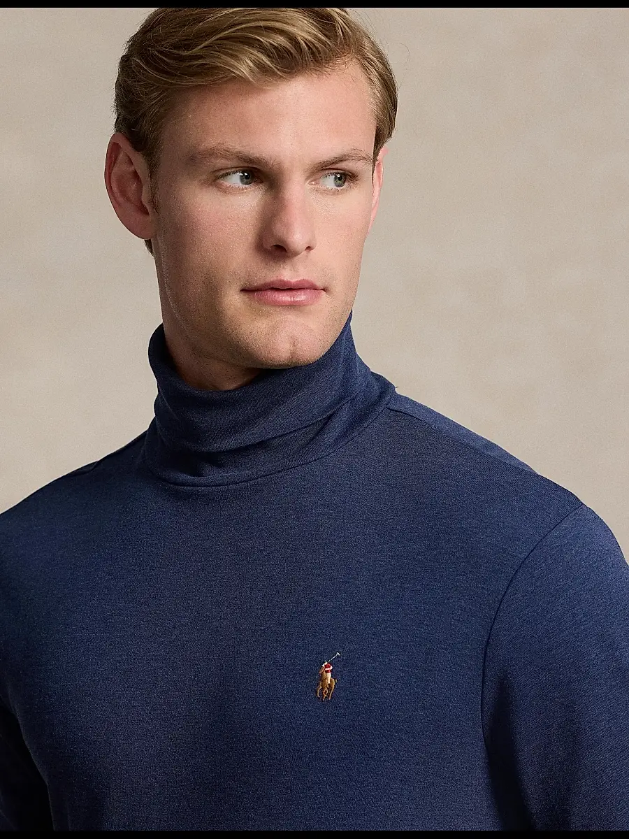 Polo Ralph Lauren Men's Cotton Turtleneck Long-Sleeve T-Shirt | Thumbnail 5 Polo Ralph Lauren Men's Cotton Turtleneck Long-Sleeve T-Shirt | Thumbnail 5