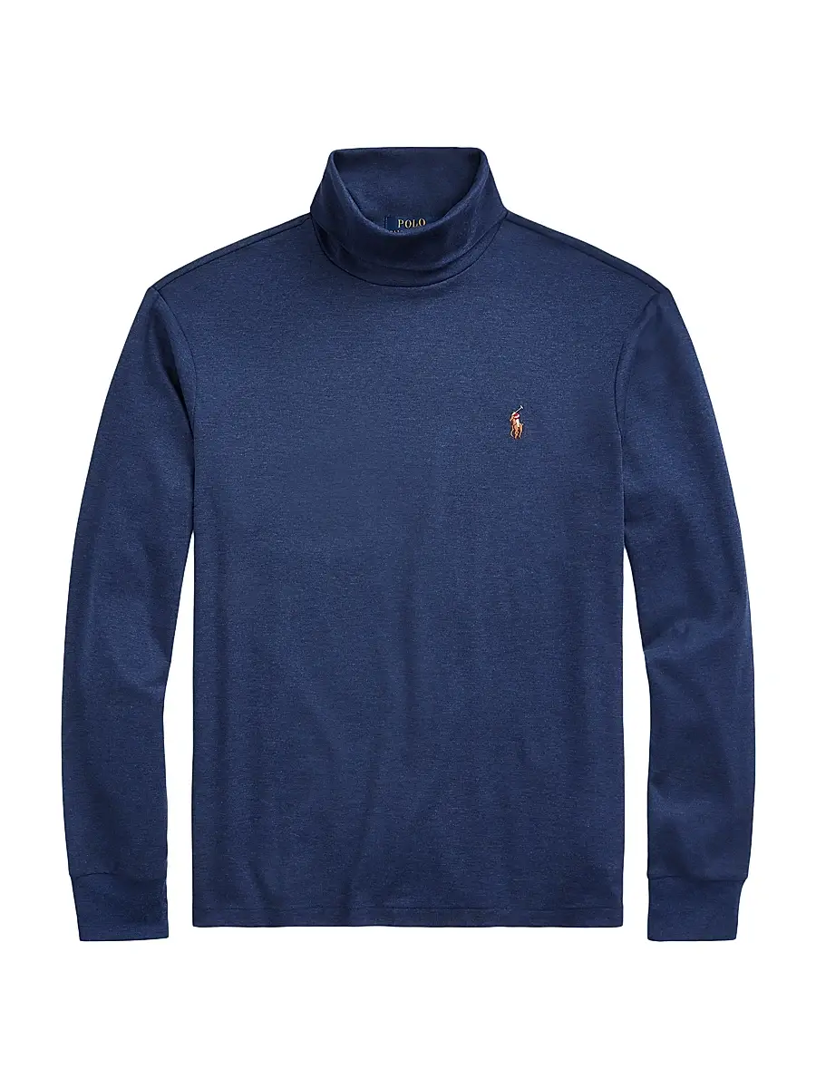 Polo Ralph Lauren Men's Cotton Turtleneck Long-Sleeve T-Shirt