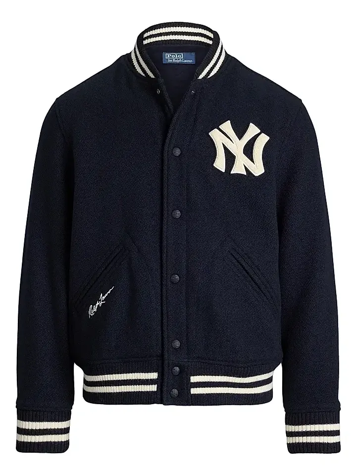Polo Ralph Lauren Men's Yankee Wool-Blend Bomber Jacket