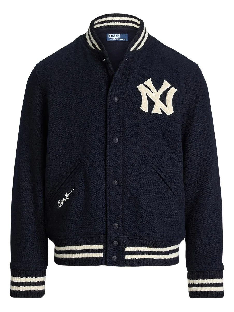 Polo Ralph Lauren Men's Yankee Wool-Blend Bomber Jacket